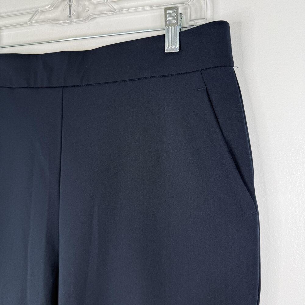 Ministry Of Supply Pants Womens 10 Blue Dress Stretch Tapered Pull On Office